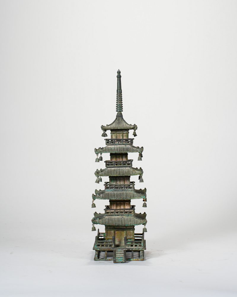 清晚期 铜佛楼