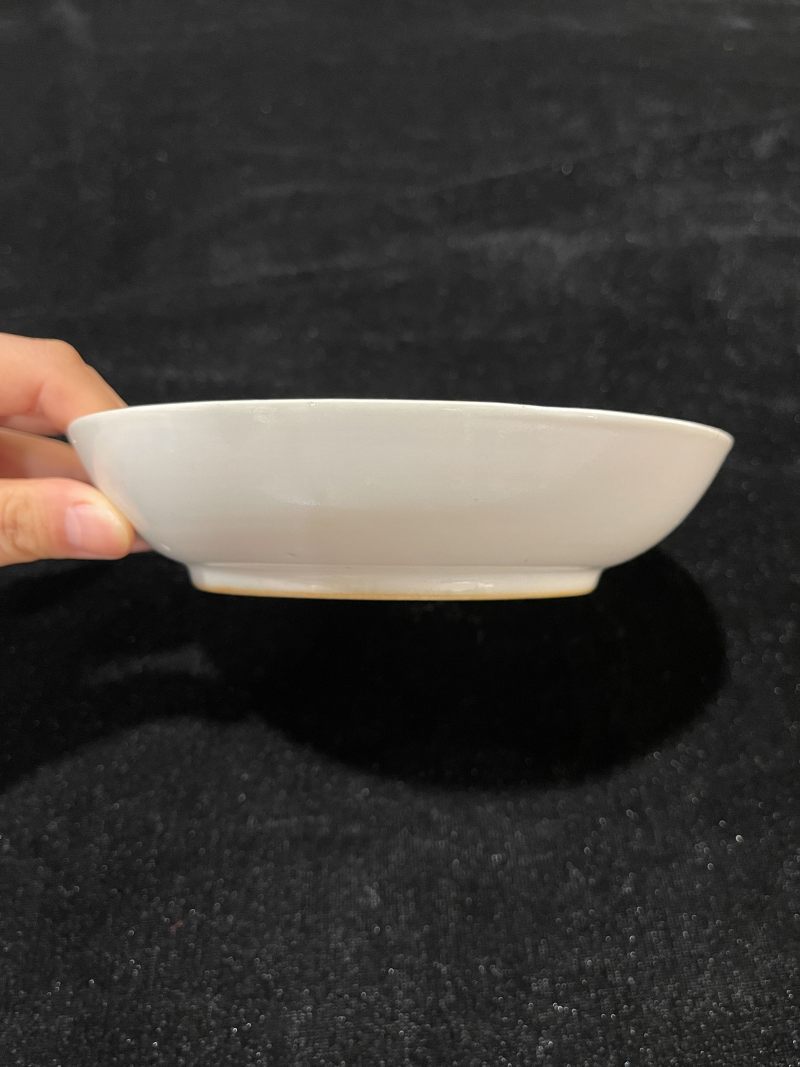 清雍正 粉彩花卉纹盘 - 图4