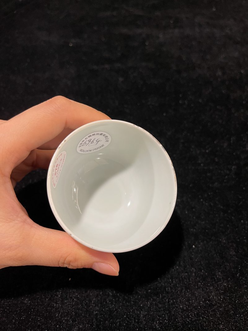 清康熙 斗彩八仙纹高足杯 - 图4