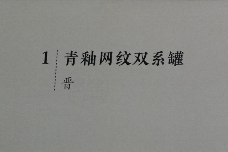 晋 青釉网纹双系罐 - 图4
