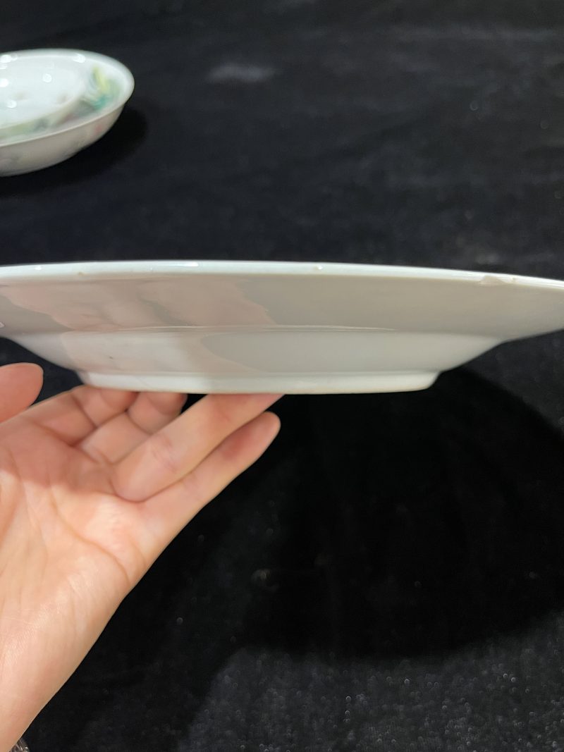 清 粉彩福寿纹盘 - 图4