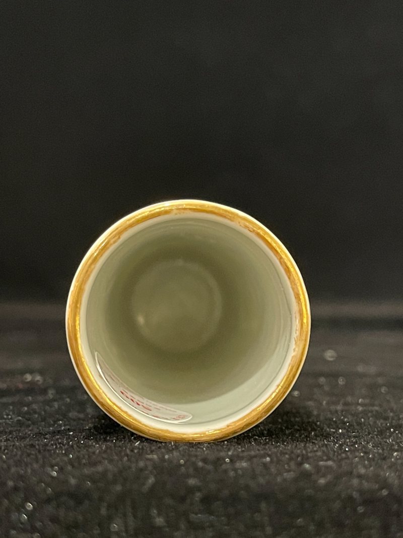 清中期 粉彩无双谱香筒 - 图4
