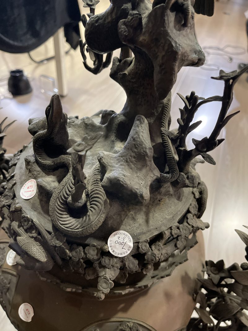 清 铜风云际会连座大熏炉 - 图6