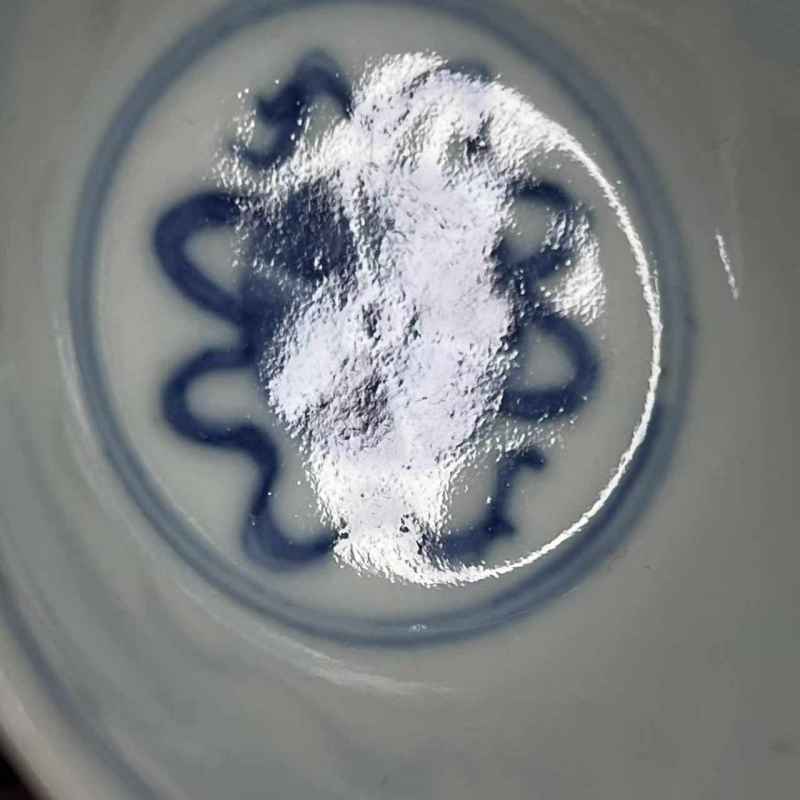 清早期 青花狮纹杯一对 - 图16