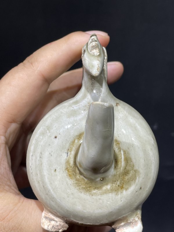 解放后 仿越窑鸡首水注 - 图2