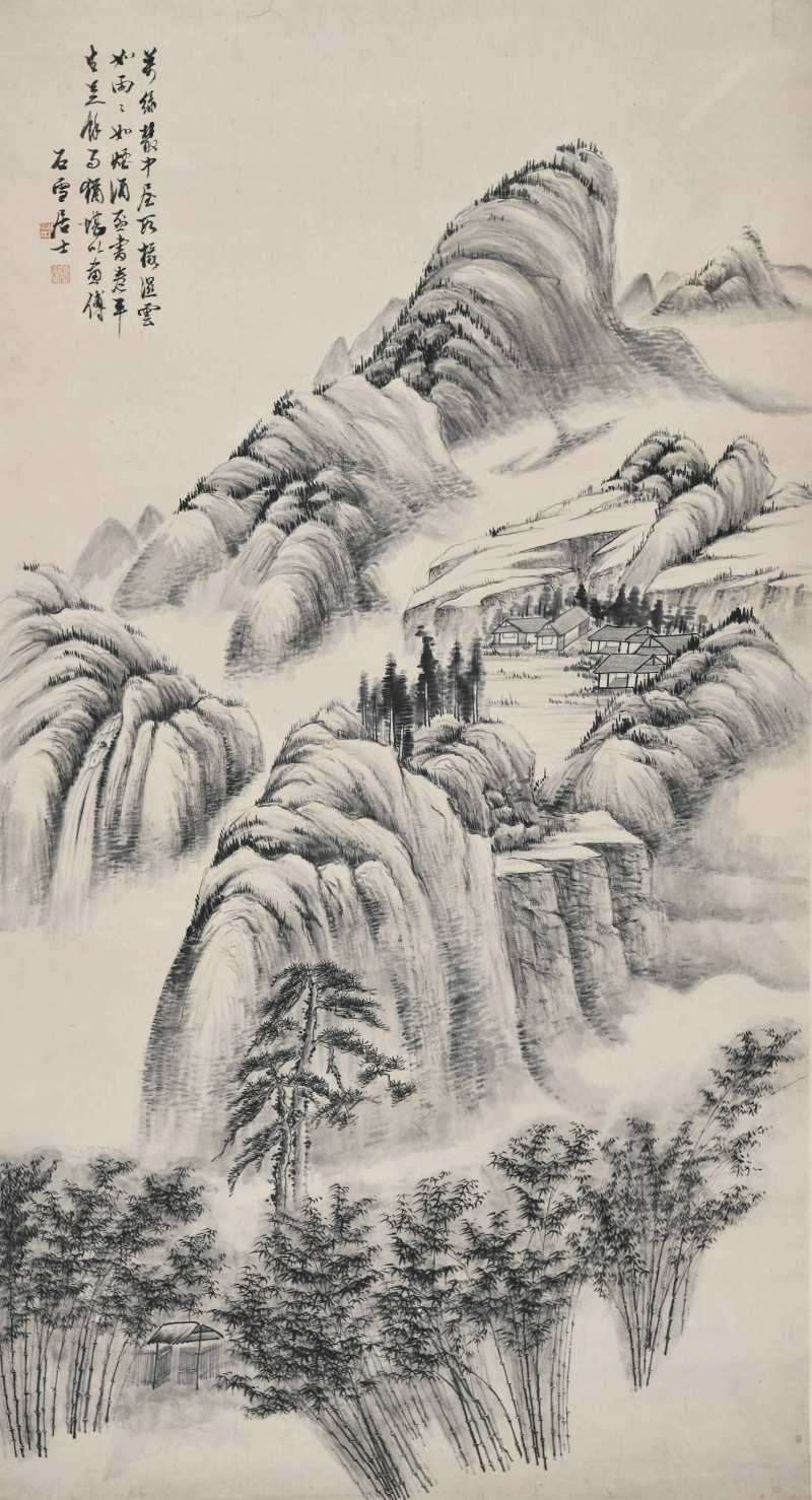  徐石雪 山水 - 图1