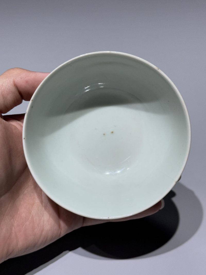    清乾隆 粉彩福山寿海图茶圆 - 图3