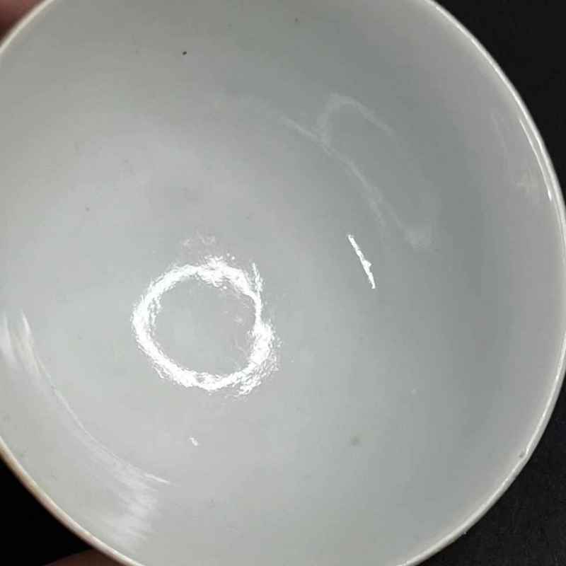 清晚期 五彩一品富贵纹杯一对 - 图15