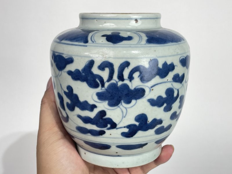 明天启 缠枝花卉纹罐 - 图4