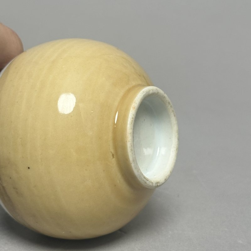 清康熙 青花酱釉葫芦瓶 - 图5