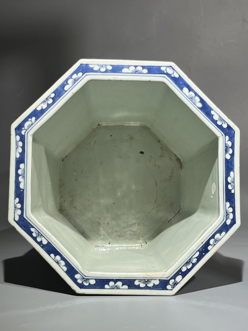    清道光 青花八骏图花盆 - 图9
