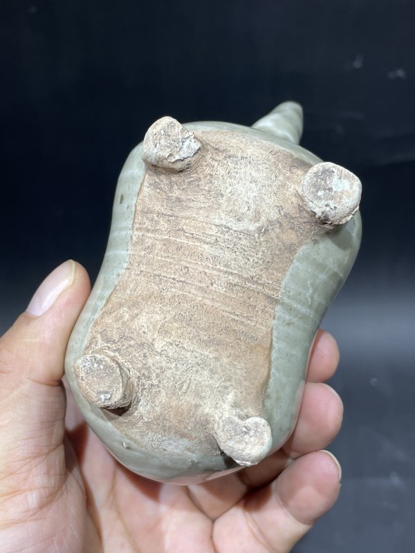 解放后 仿越窑鸡首水注 - 图6