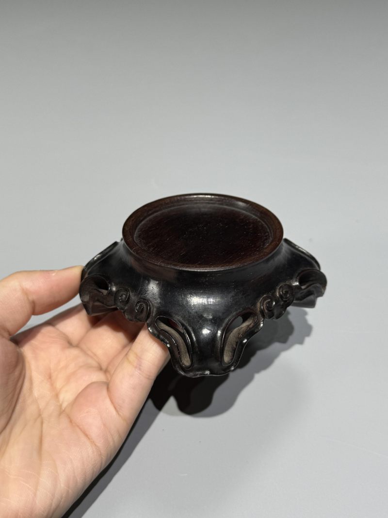    清 酸枝底座 - 图6