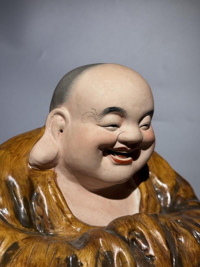    刘远长风格 弥勒佛瓷塑 - 图6