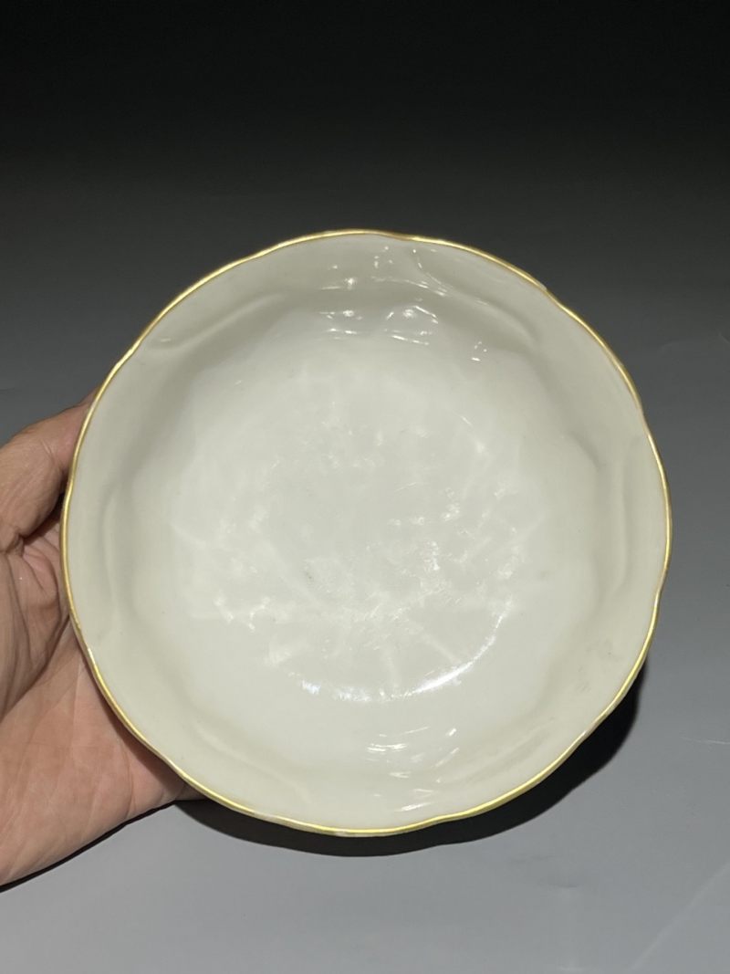    清道光 粉彩无双谱花口碗 - 图9