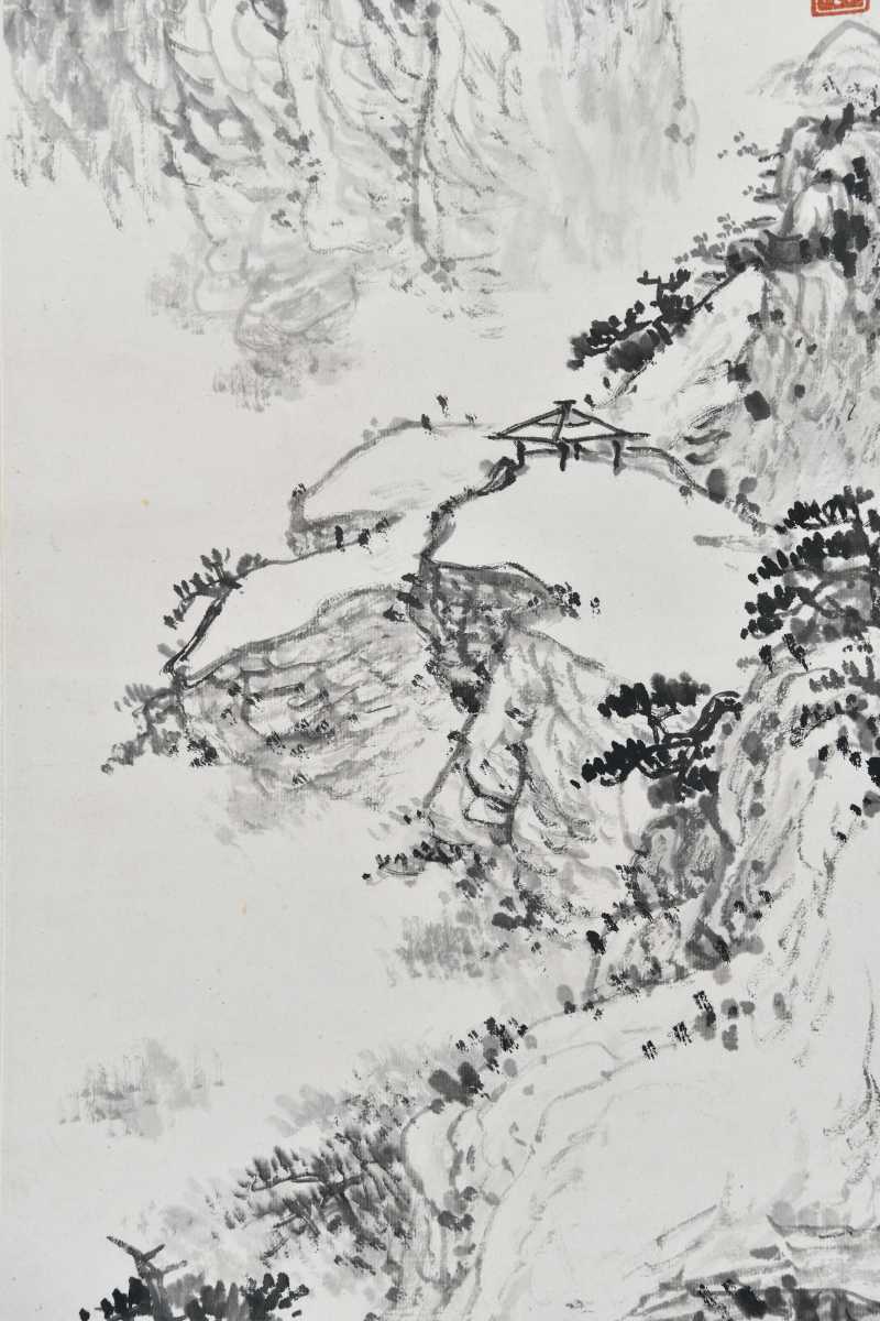  贺天健 山水 - 图5