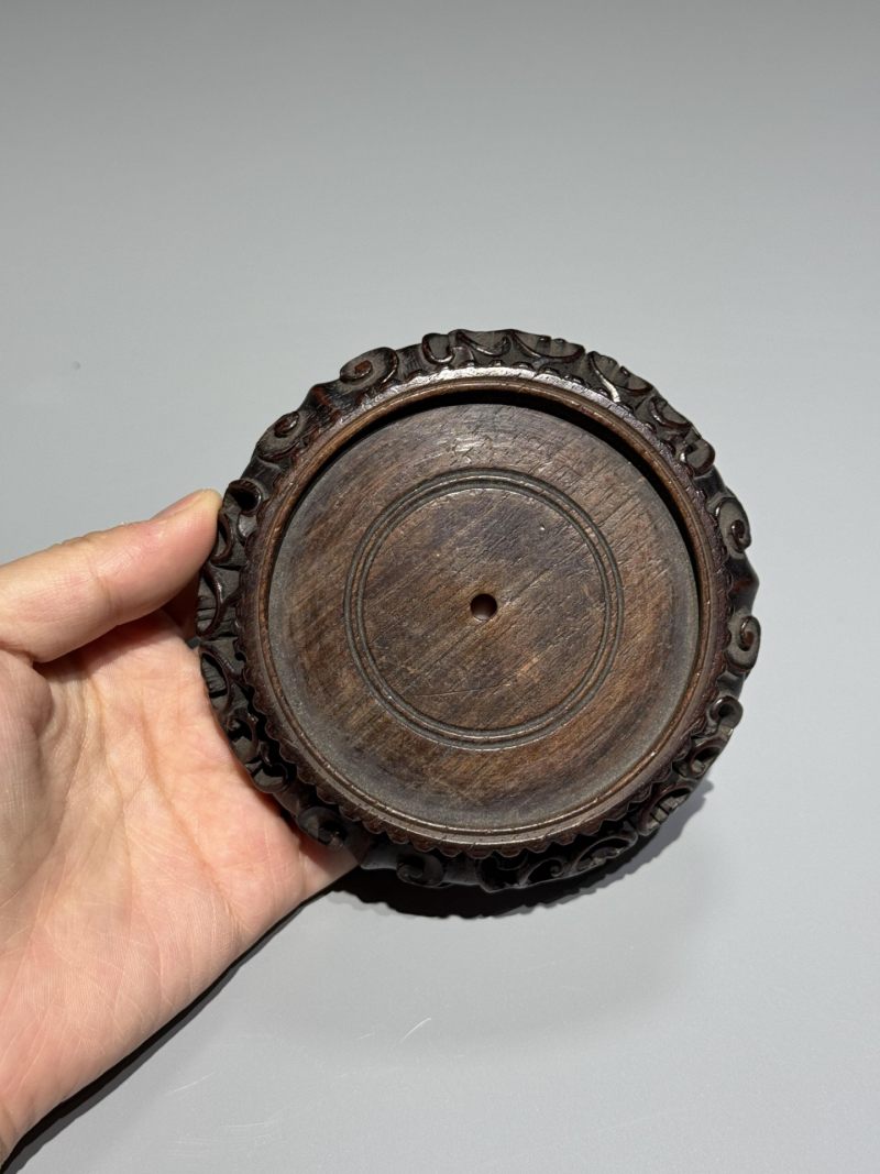    清 酸枝底座 - 图6