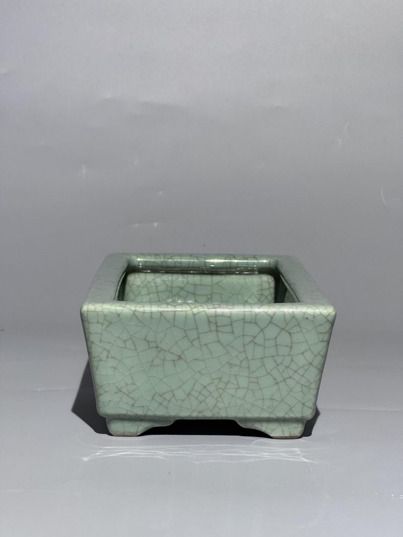    绿哥釉长方水仙盆 - 图3