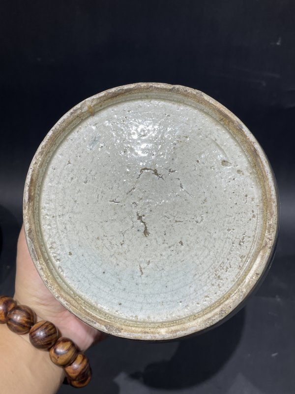 清 青花珊瑚红罐三只一组 - 图16