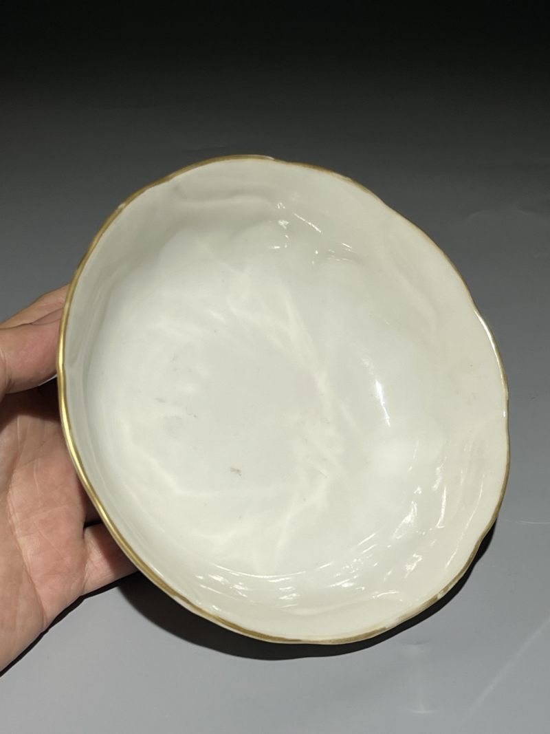    清道光 粉彩无双谱花口碗 - 图12