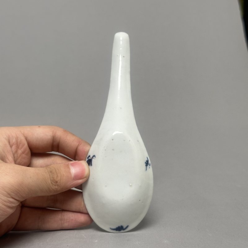 清晚期 青花龙纹汤匙一对 - 图9