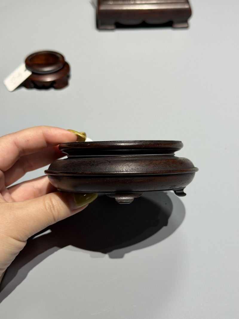   清 酸枝底座 一组7件 - 图21