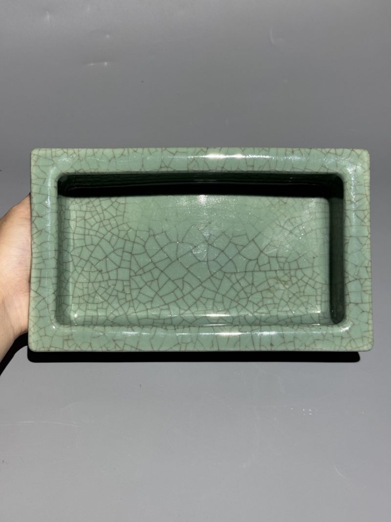    绿哥釉长方水仙盆 - 图6