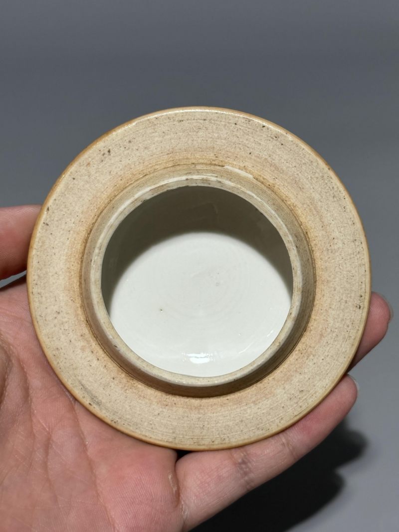    清乾隆 浆胎青花山水图茶壶 - 图13