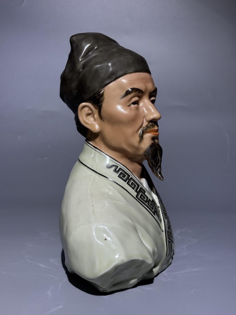    曾龙升风格 李时珍人物雕塑 - 图3