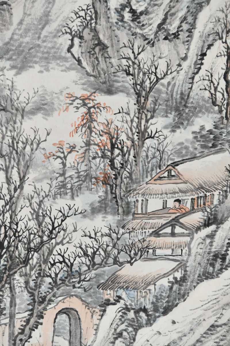  姚钟藩（季翰） 山阴积雪 - 图5