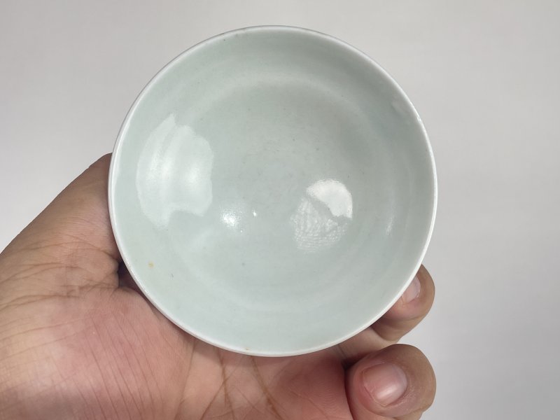 解放后 青花盖碗 - 图3