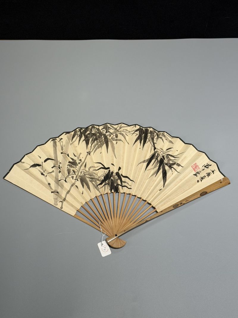  游于艺 (1958-)  现代 墨竹、书法 - 图2