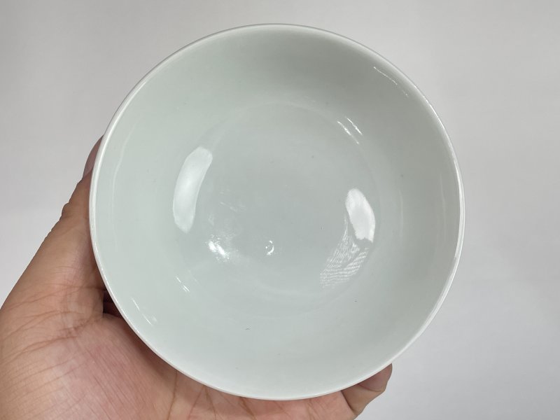 民国 墨彩诗文碗 - 图6