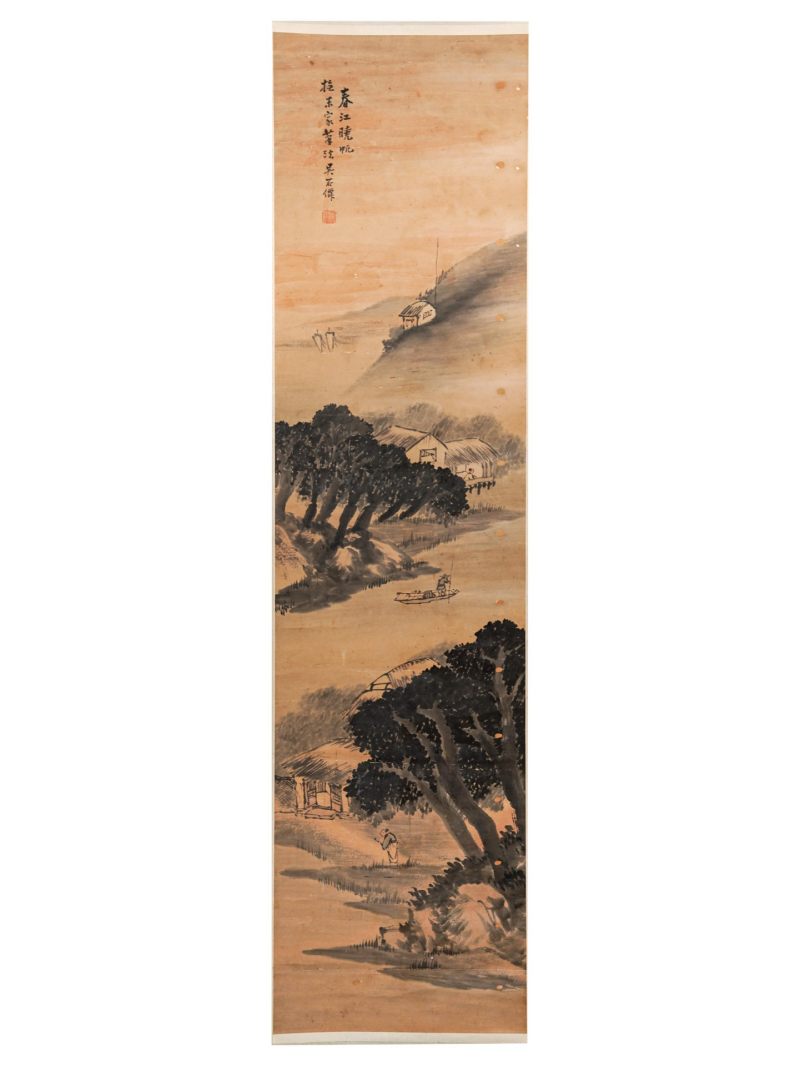  吴石仙 （1845-1916）  清 山水