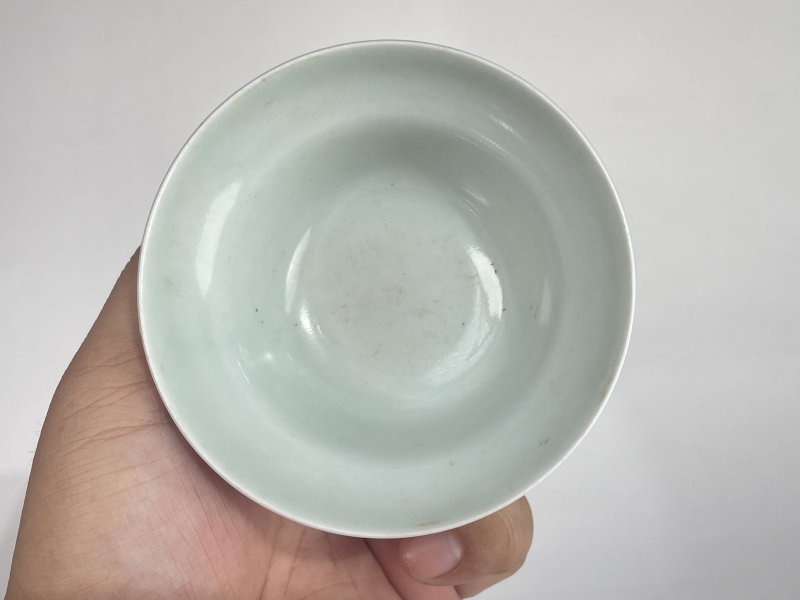 解放后 青花盖碗 - 图7