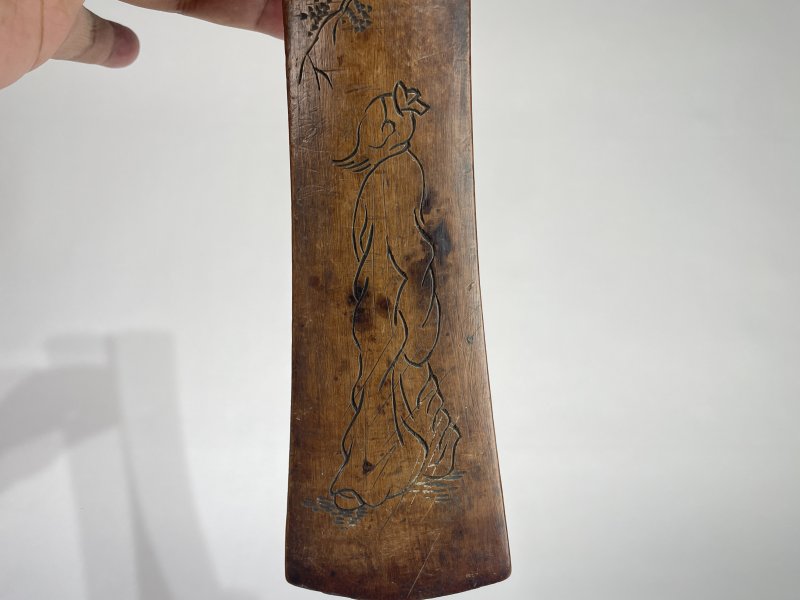 清木刻人物纹镇纸 - 图4