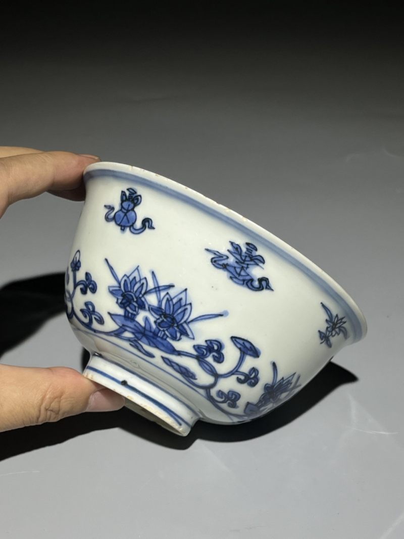    明天启 青花八宝纹碗 - 图4