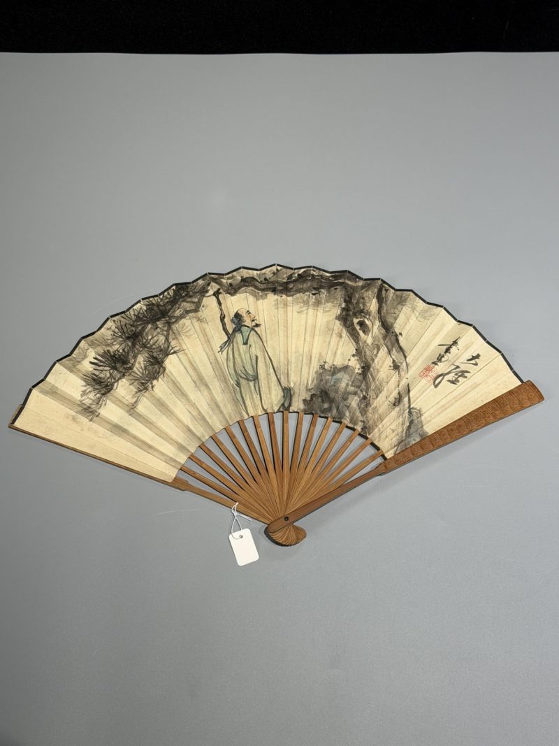  张大经 (1909-1984)  现代 高士图、书法 - 图2