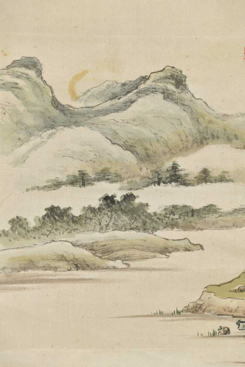  周元亮 青绿山水 - 图6