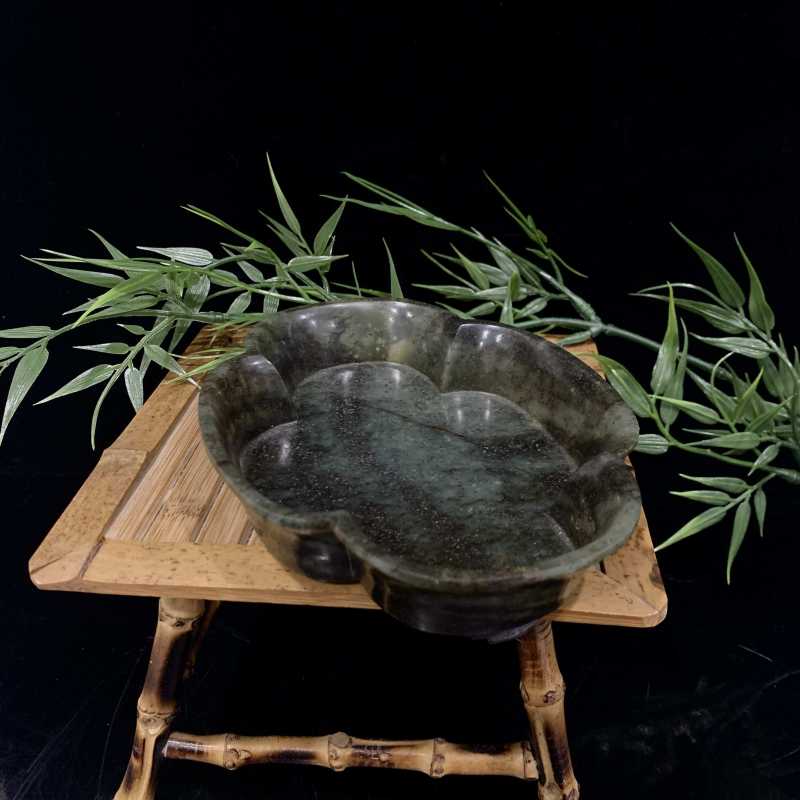 清 和田玉海棠型水洗 - 图4