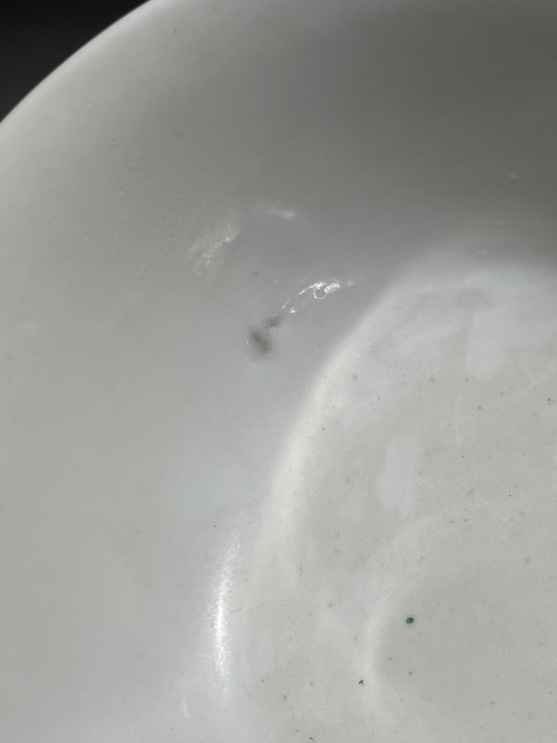    民国 胭脂红釉粉彩开窗山水纹杯一对 - 图17