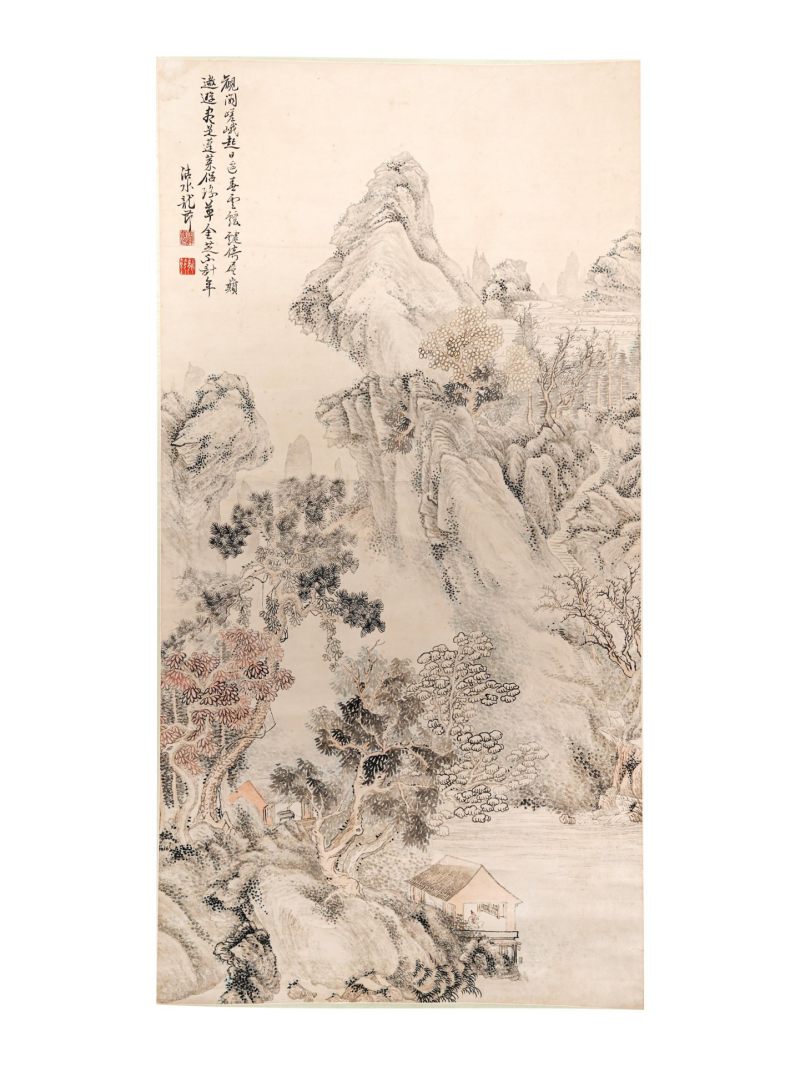  金龙节  现代 幽居图