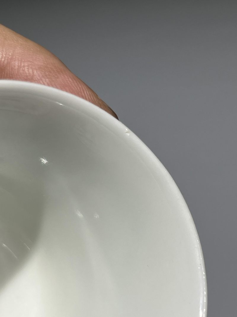   清光绪 蓝料彩双龙赶珠纹铃铛杯 - 图12