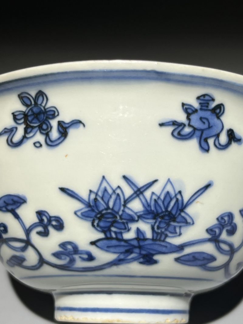    明天启 青花八宝纹碗 - 图6
