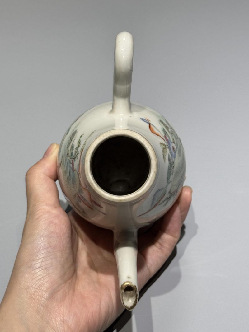    清同治 粉彩人物故事纹执壶 - 图9