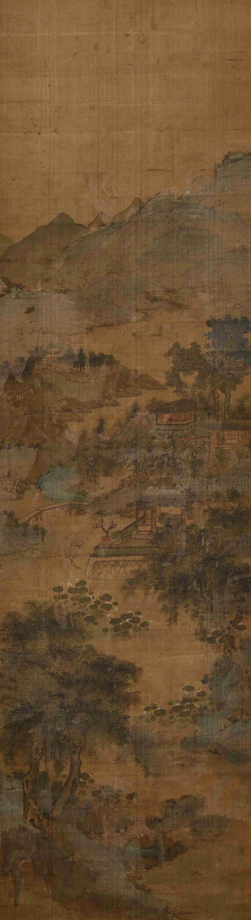  佚名 荷塘消夏 - 图1