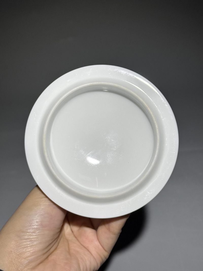    陆云山款 粉彩花鸟纹盖杯 - 图14