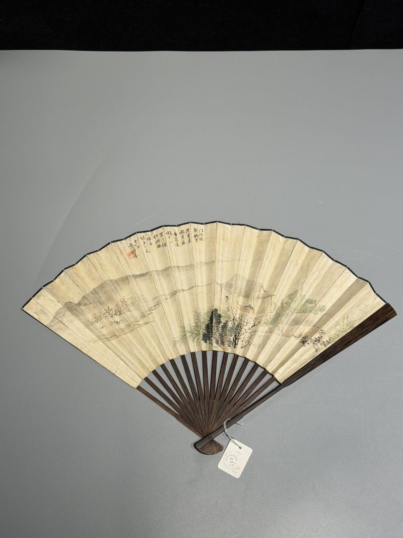  袁培基 (1870-1943)  民国 琴罢凭栏 - 图2