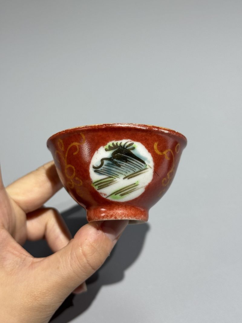    清乾隆 粉彩什锦杯一组10件 - 图24