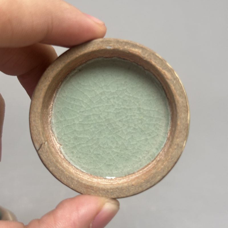 清晚期 高丽瓷盖盒 - 图4